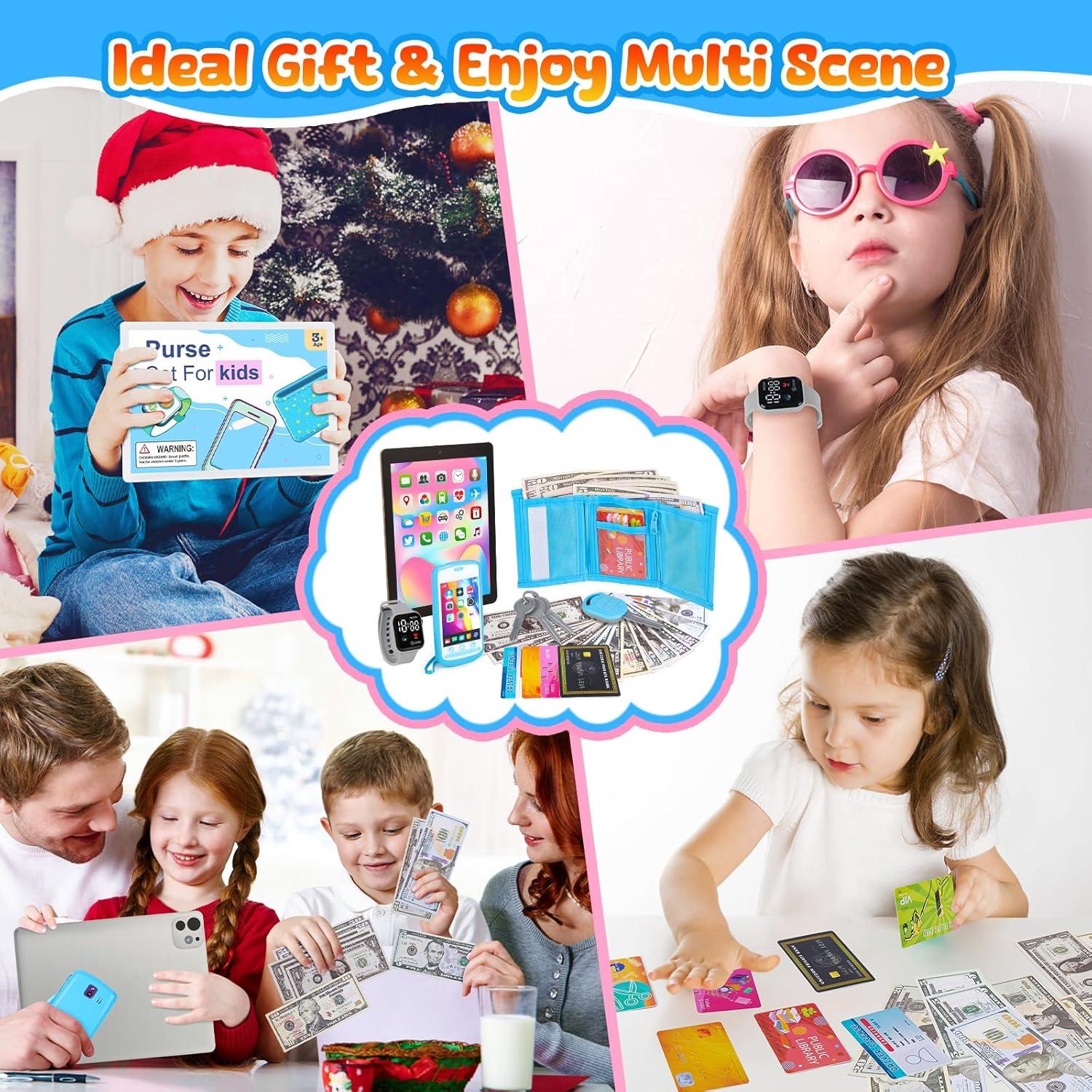 Cartera de Juego para Niños Pequeños 28 Piezas Accesorios