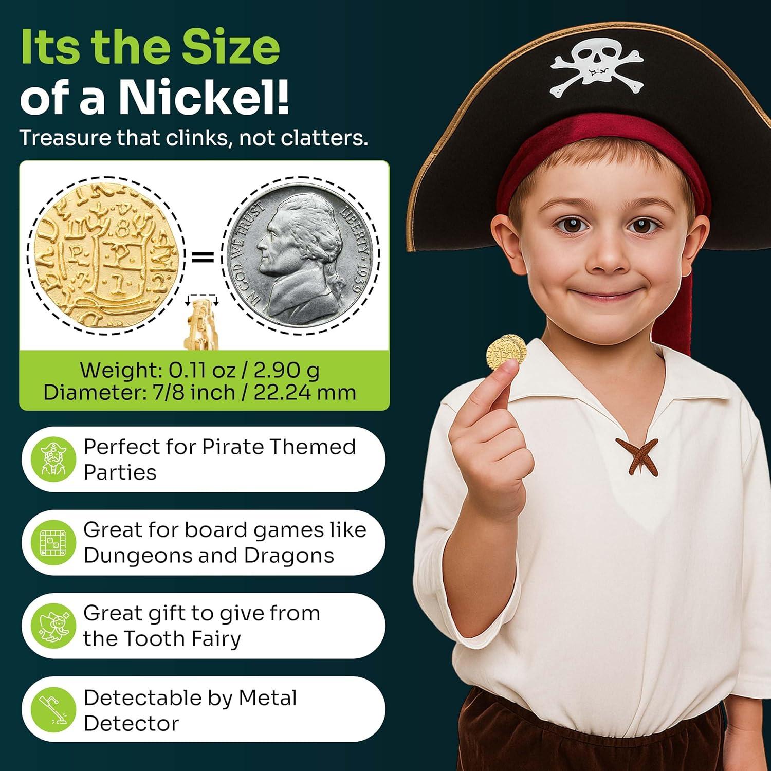 Monedas de Doblón de Oro Mart Cobra - 21 Piezas de Metal