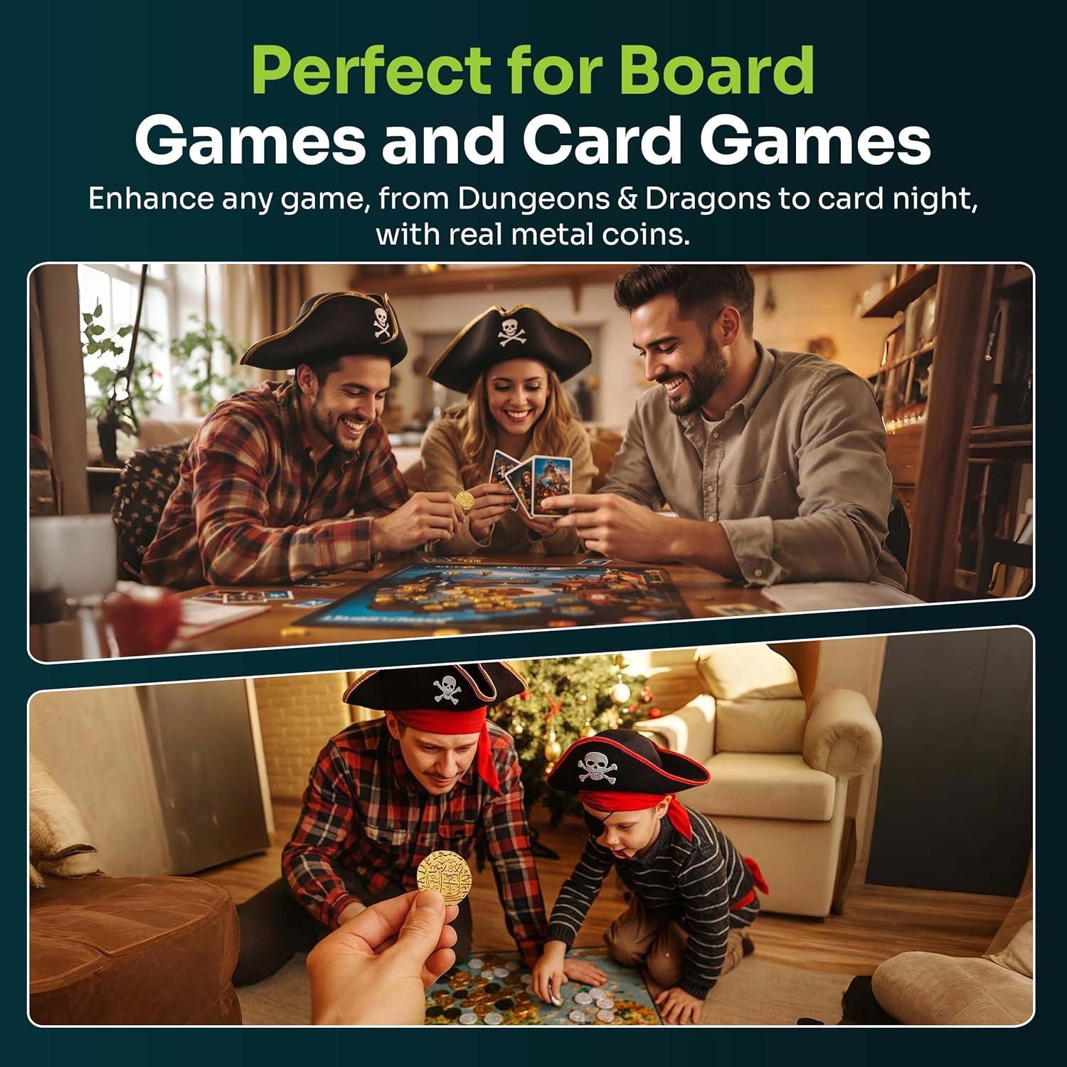 Monedas de Doblón de Oro Mart Cobra - 21 Piezas de Metal