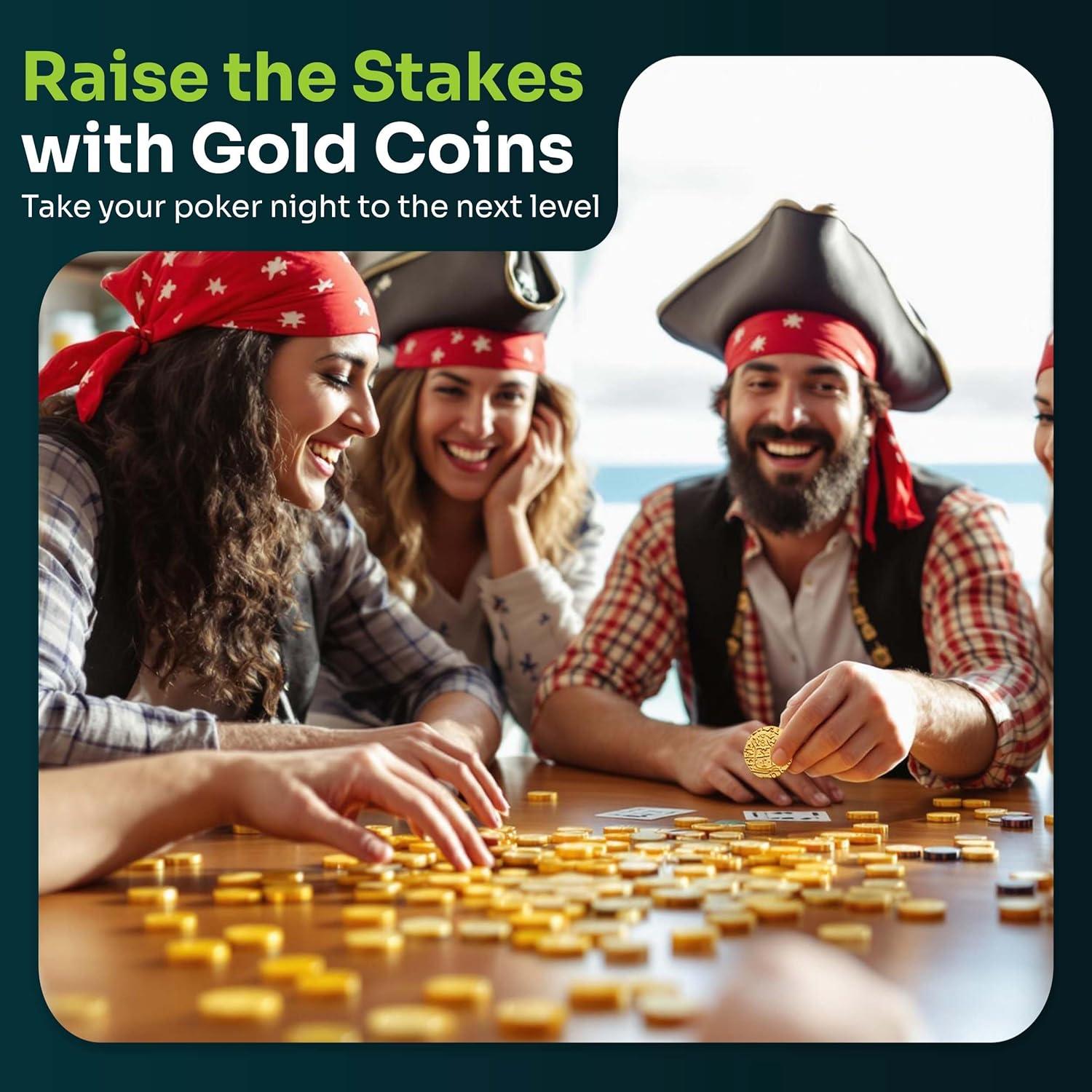 Monedas de Doblón de Oro Mart Cobra - 21 Piezas de Metal