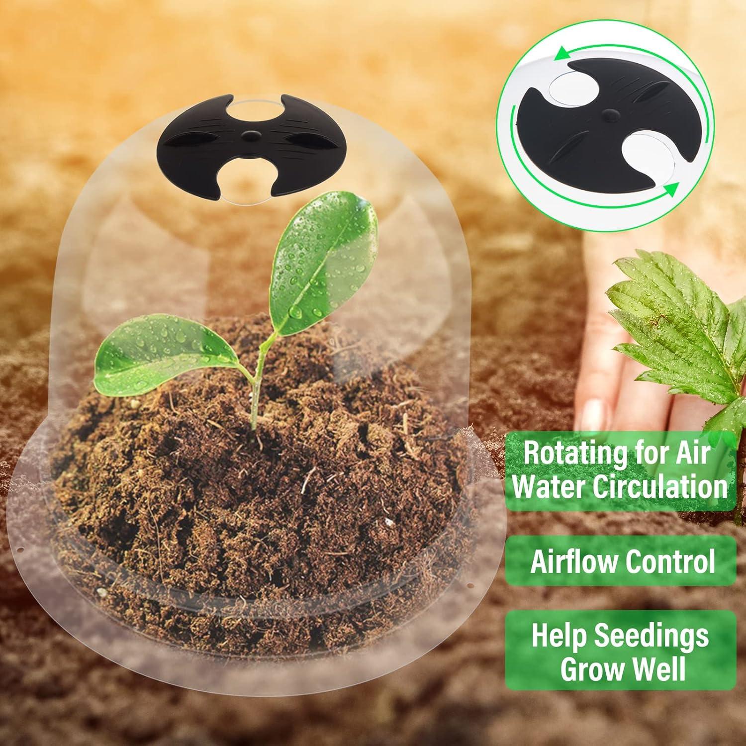 Juego de 20 Domos de Protección para Plantas Zopeal 19.5cm