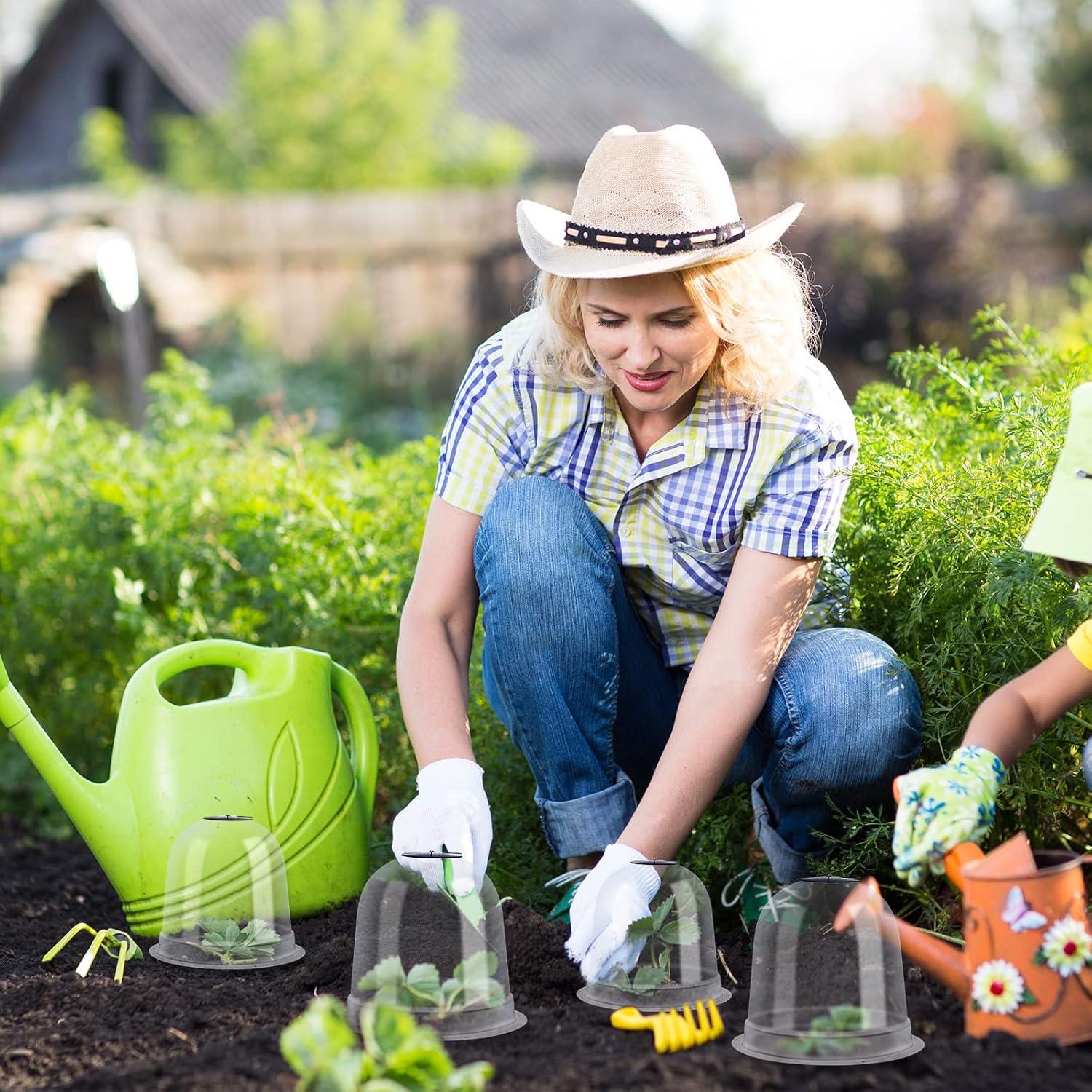 Juego de 20 Domos de Protección para Plantas Zopeal 19.5cm
