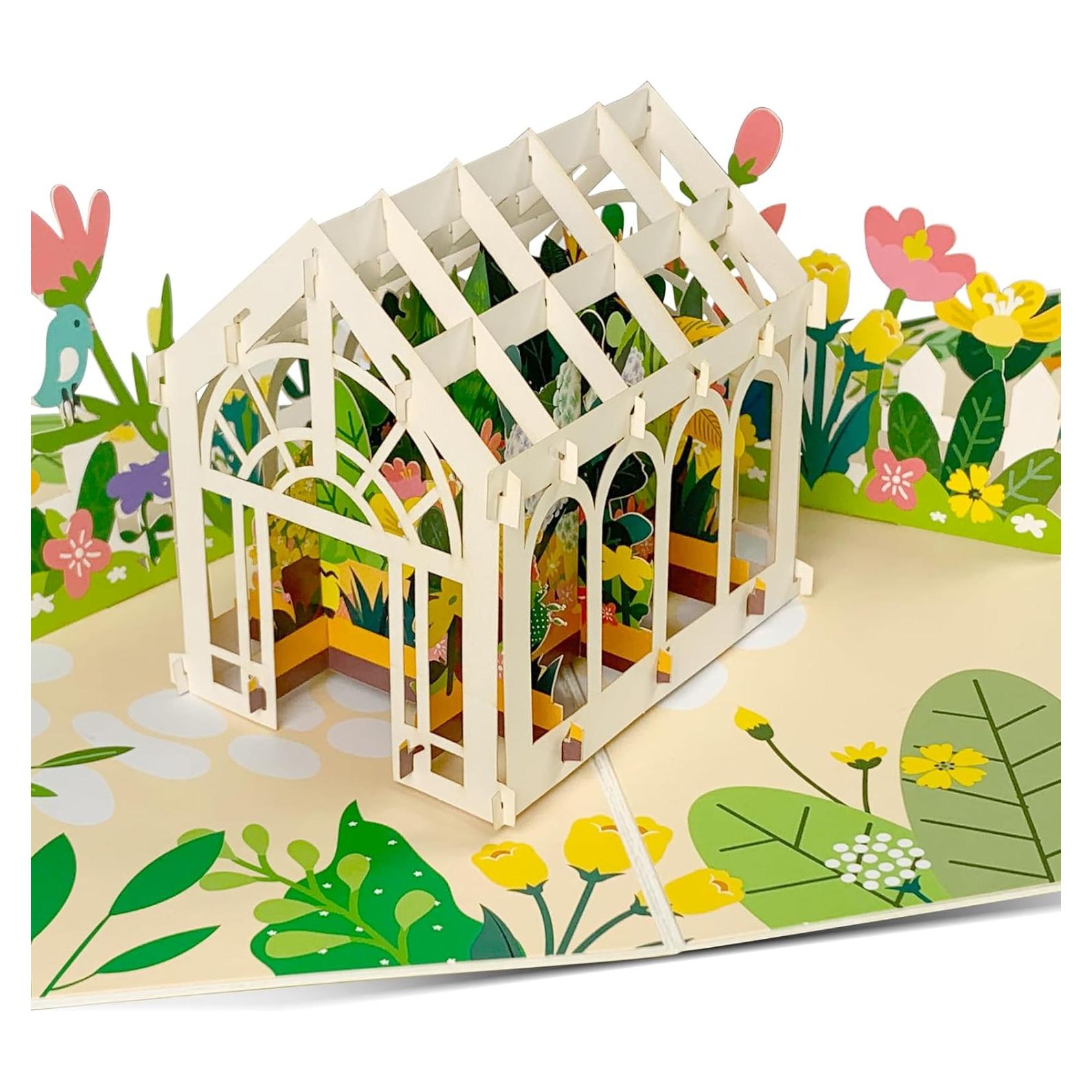 Tarjeta Pop Up Jardín 3D GameGalaxy - Cumpleaños, Aniversario