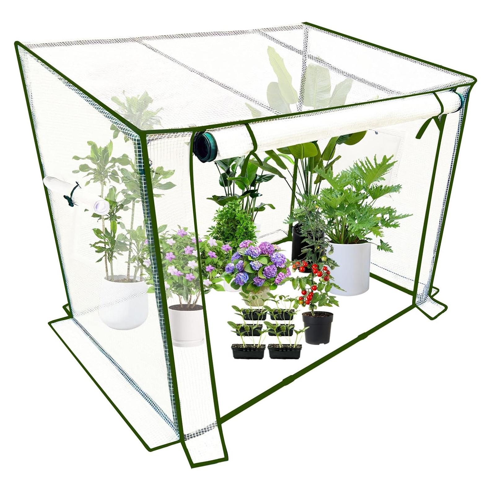 Invernadero Portátil Molicoci 120x80x120 cm Impermeable UV