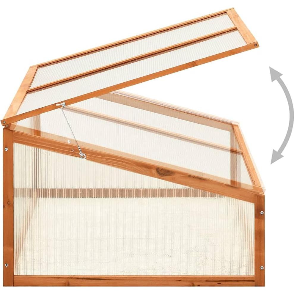 Invernadero de Madera Firwood Garden 100x65x40cm para Jardín