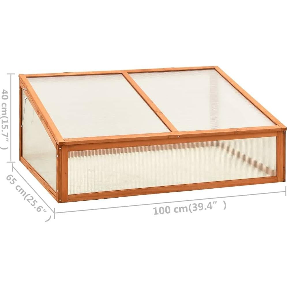 Invernadero de Madera Firwood Garden 100x65x40cm para Jardín