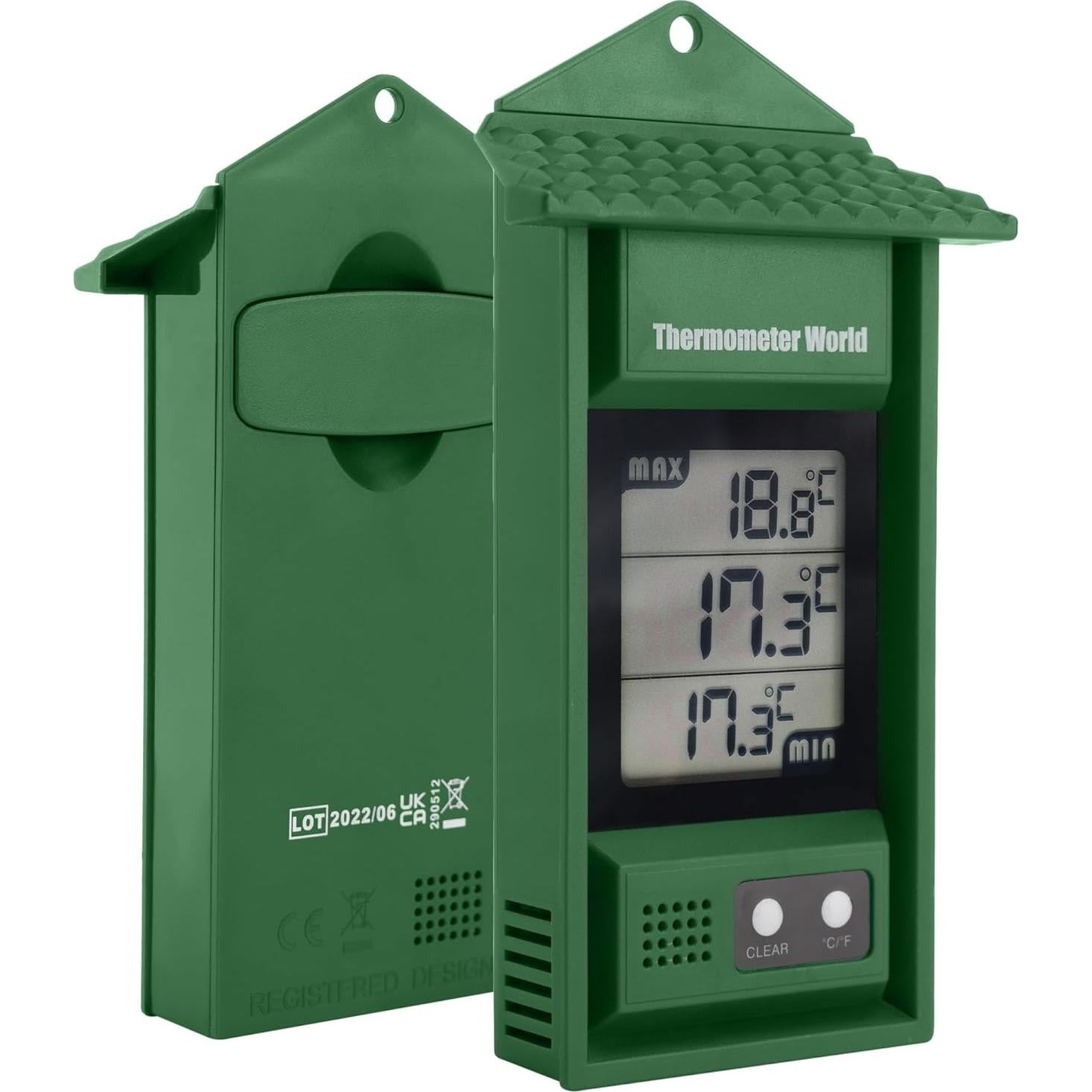 Termómetro Digital Mínimo Máximo Thermometer World - Invernadero