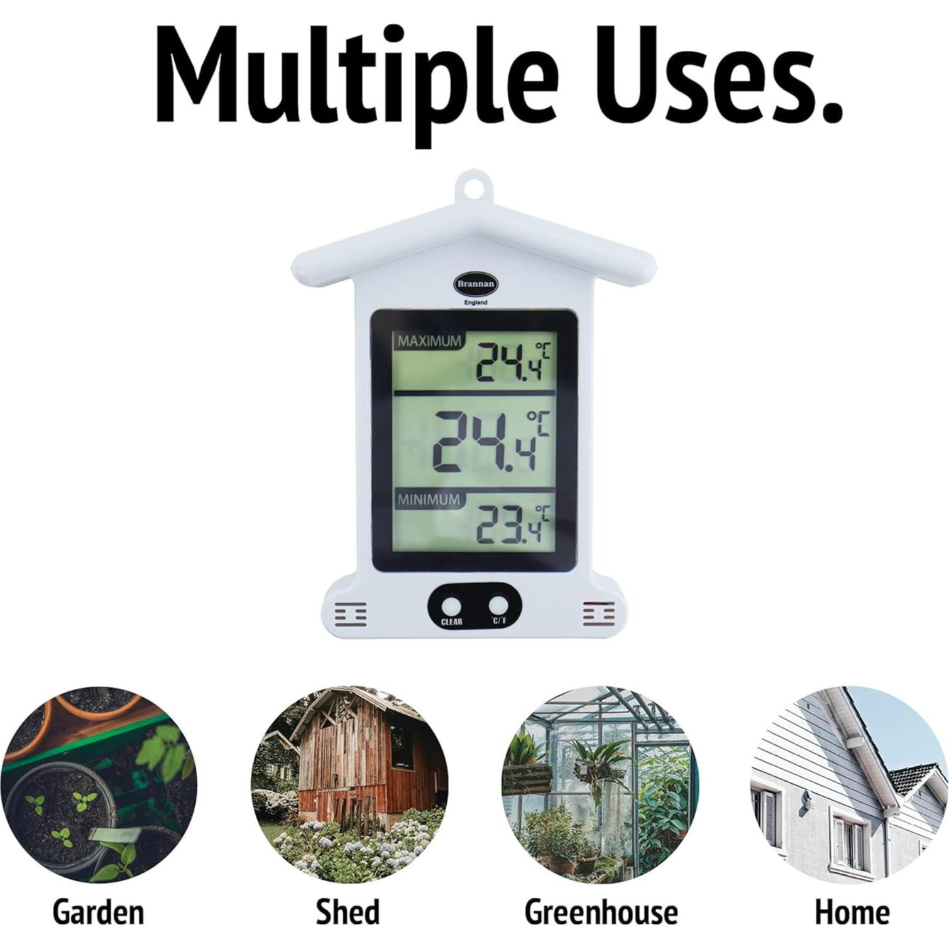 Termómetro Digital Impermeable Brannan 12/432 - Máximo Mínimo