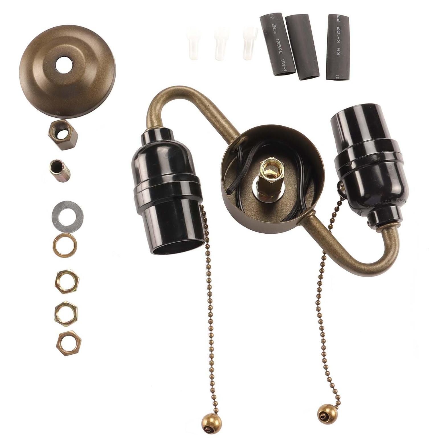 Agrupación de Portalámparas Bieye SC07 E26 2-Luz Latón Antiguo