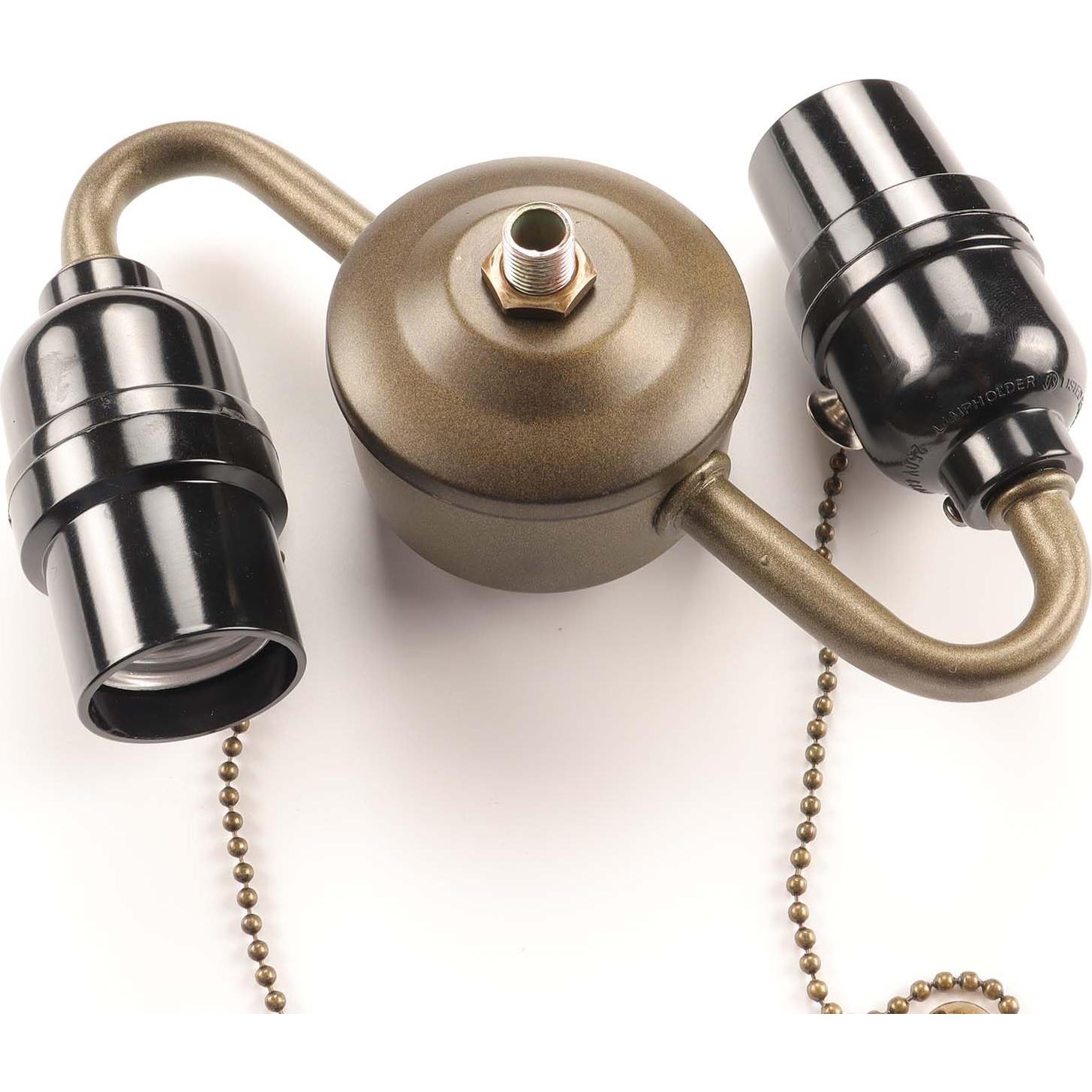 Agrupación de Portalámparas Bieye SC07 E26 2-Luz Latón Antiguo