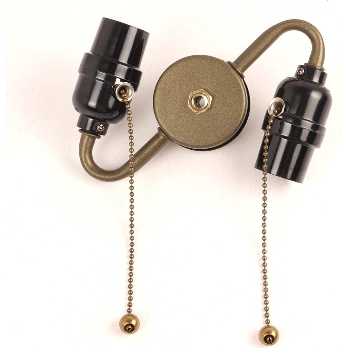 Agrupación de Portalámparas Bieye SC07 E26 2-Luz Latón Antiguo