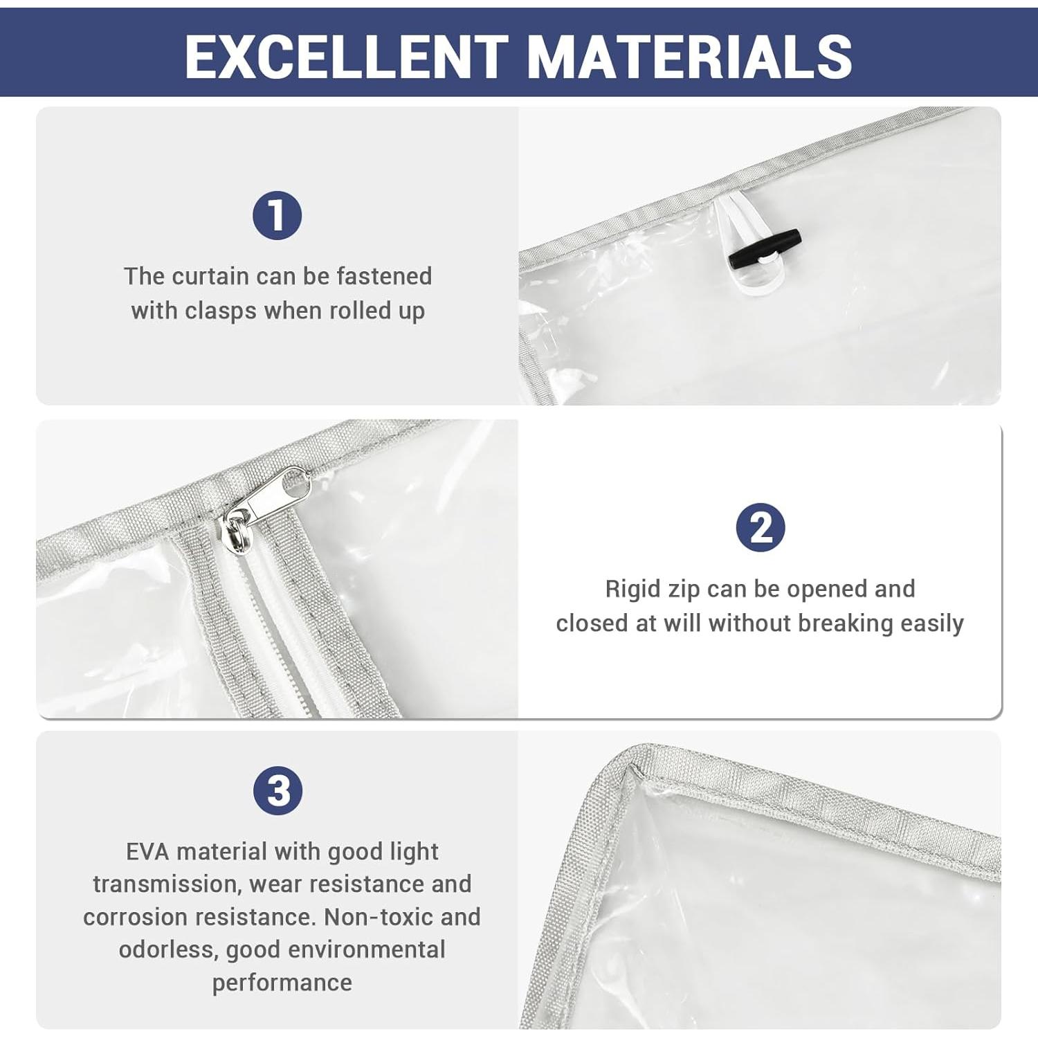 Cubierta de Lluvia y Viento LOSCHEN para Carro Plegable 93x50 cm