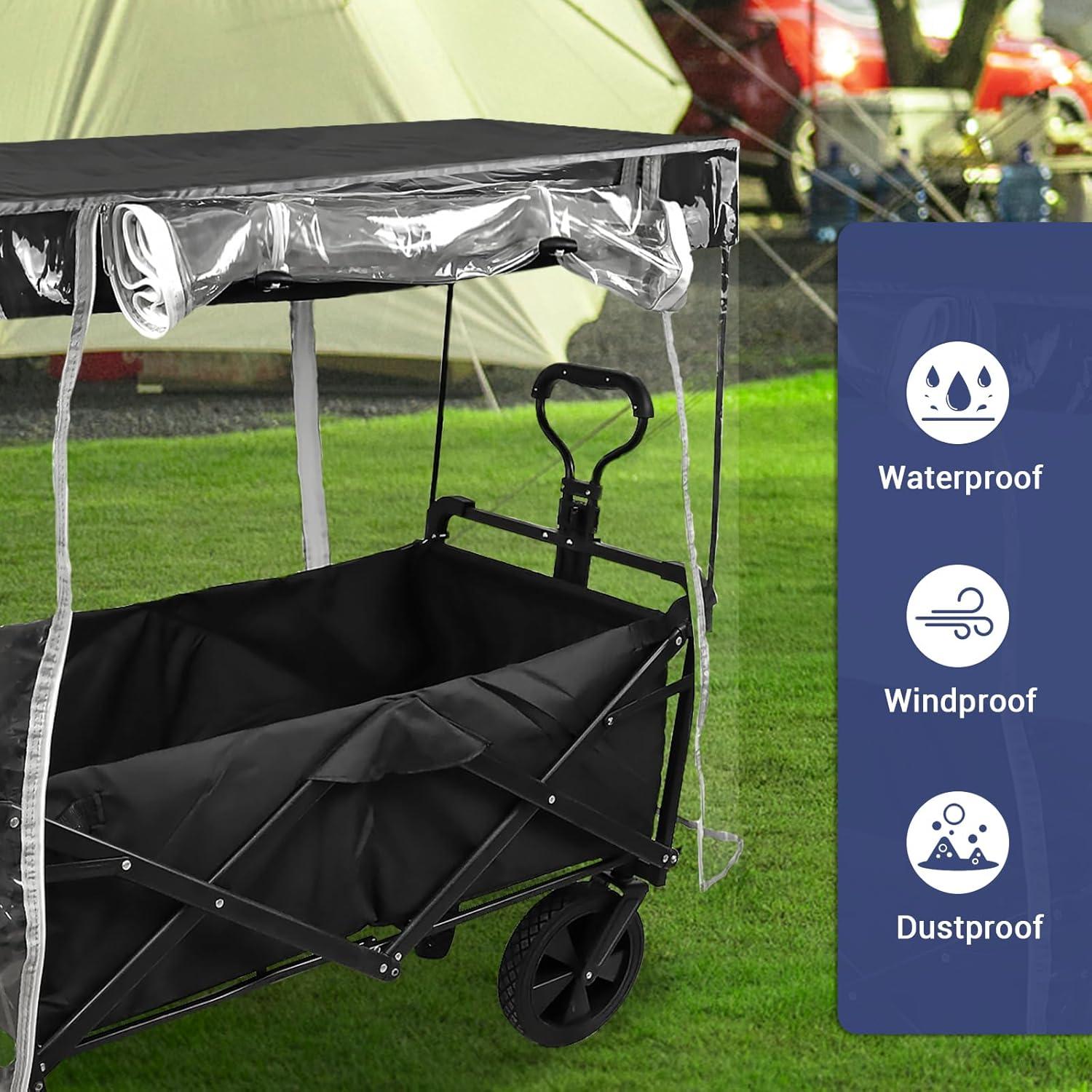 Cubierta de Lluvia y Viento LOSCHEN para Carro Plegable 93x50 cm