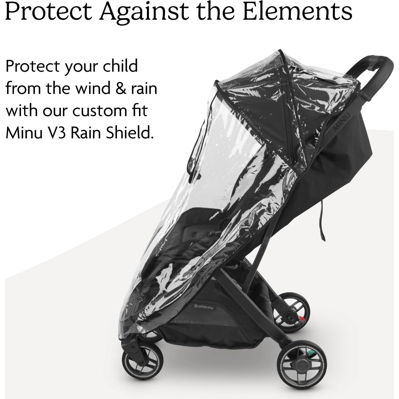 Protector de Lluvia UPPAbaby Minu V3 - Impermeable y Ventilado
