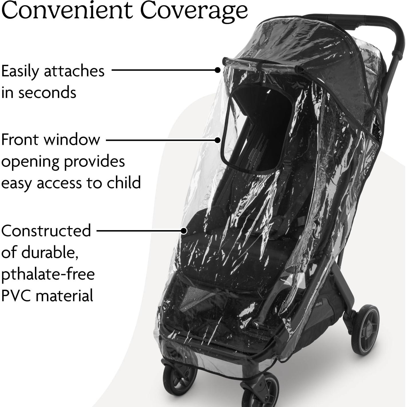 Protector de Lluvia UPPAbaby Minu V3 - Impermeable y Ventilado