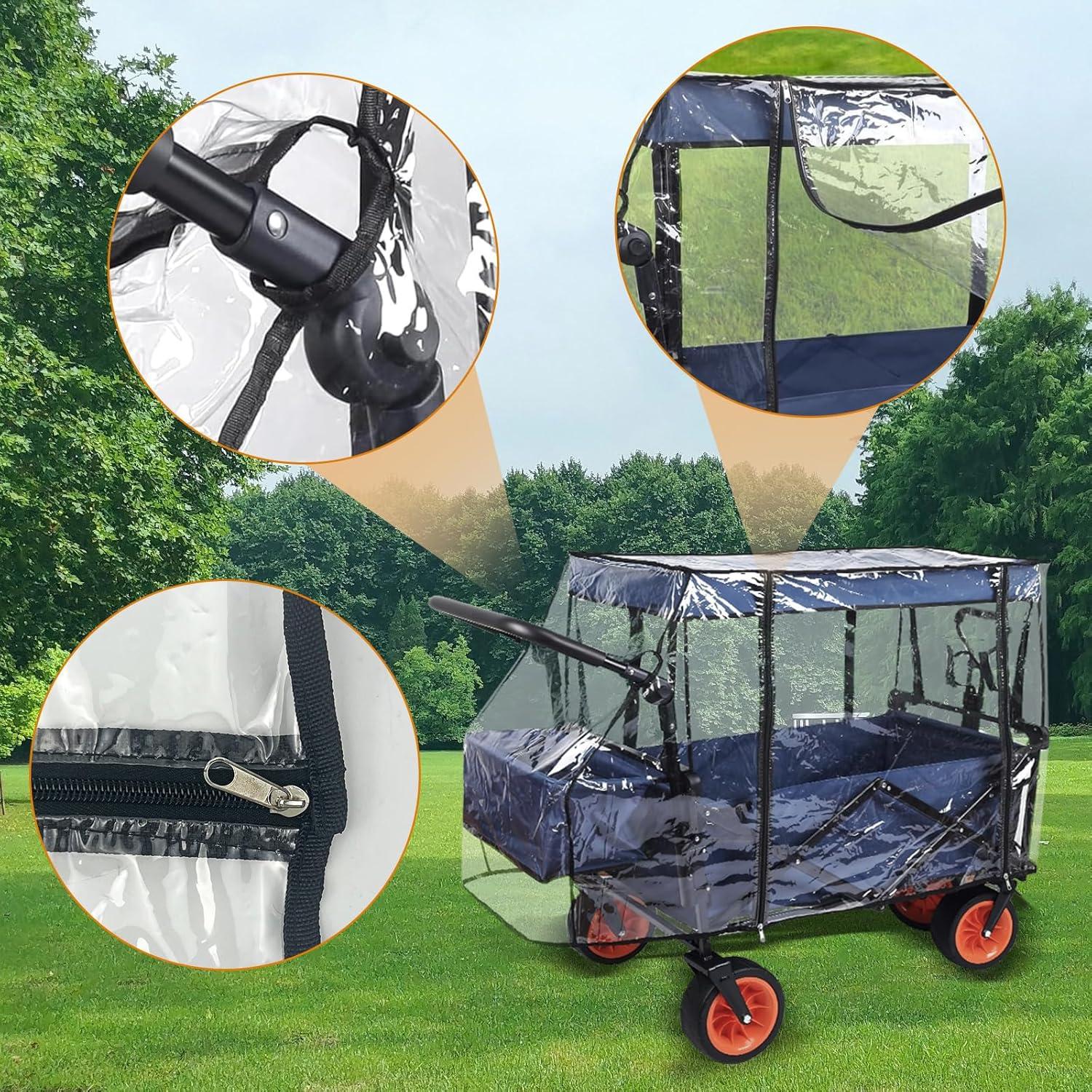 Cubierta de Lluvia EYUNSTAR para Carros Plegables 52cm x 84.5cm