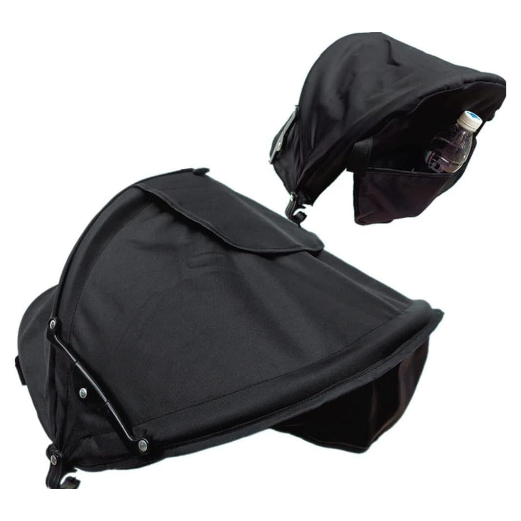 Sombrilla para Cochecito de Bebé UPF50+ - Oxford Negro