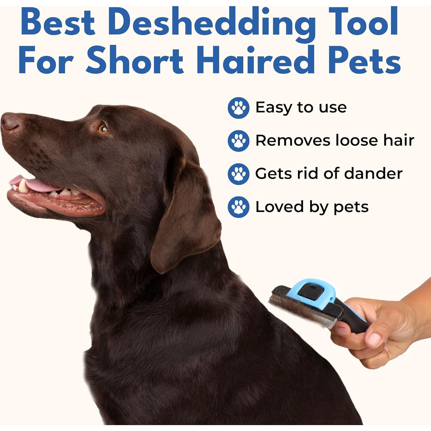 Cepillo Deshedding Freshly Bailey para Perros y Gatos Pelo Corto