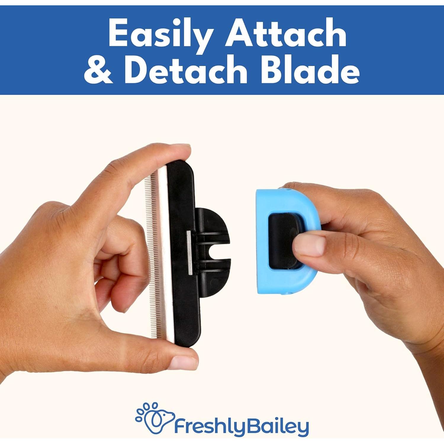 Cepillo Deshedding Freshly Bailey para Perros y Gatos Pelo Corto