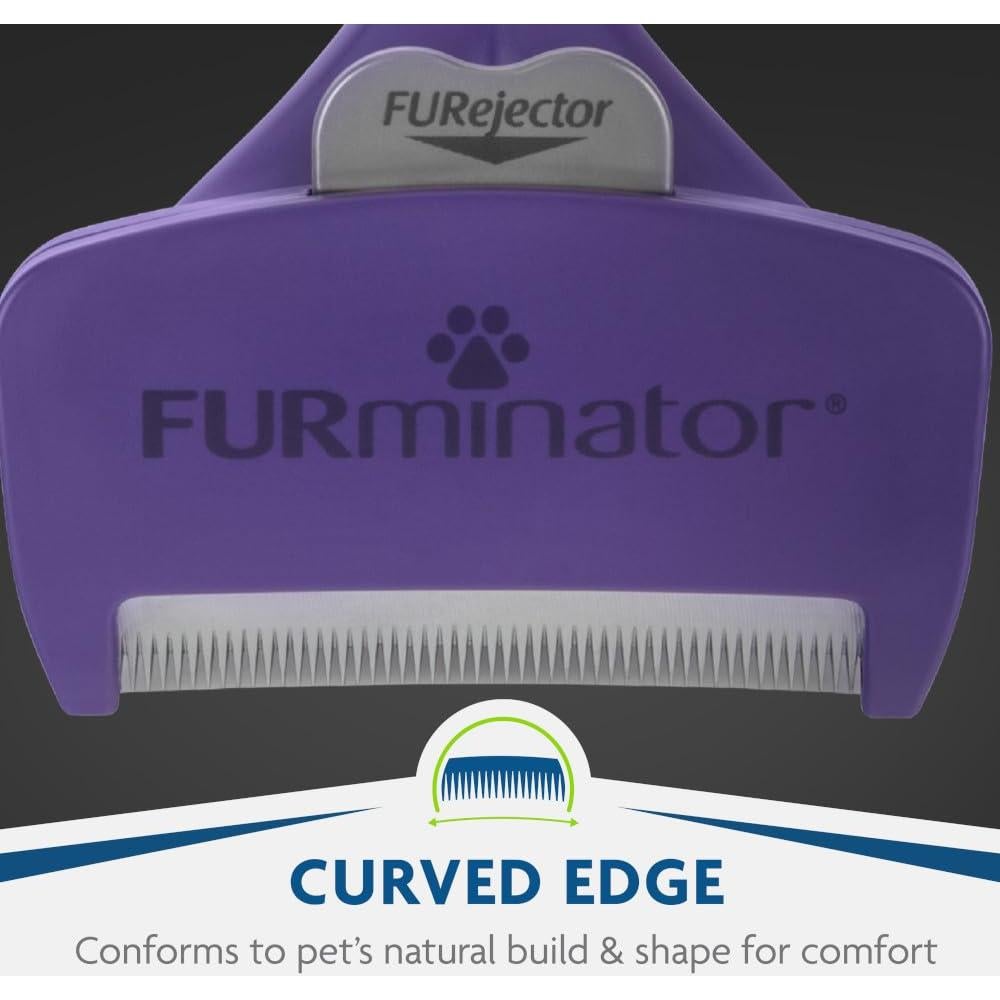 FURminator Herramienta de Deshedding para Gatos Grandes Pelo Corto