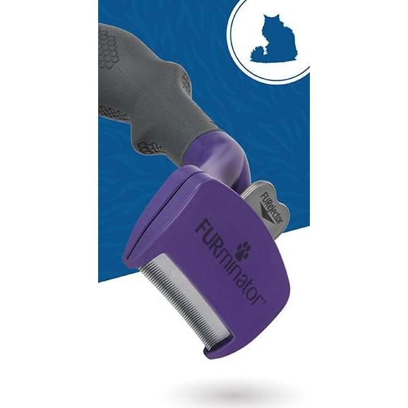 FURminator Herramienta de Deshedding para Gatos Grandes Pelo Corto