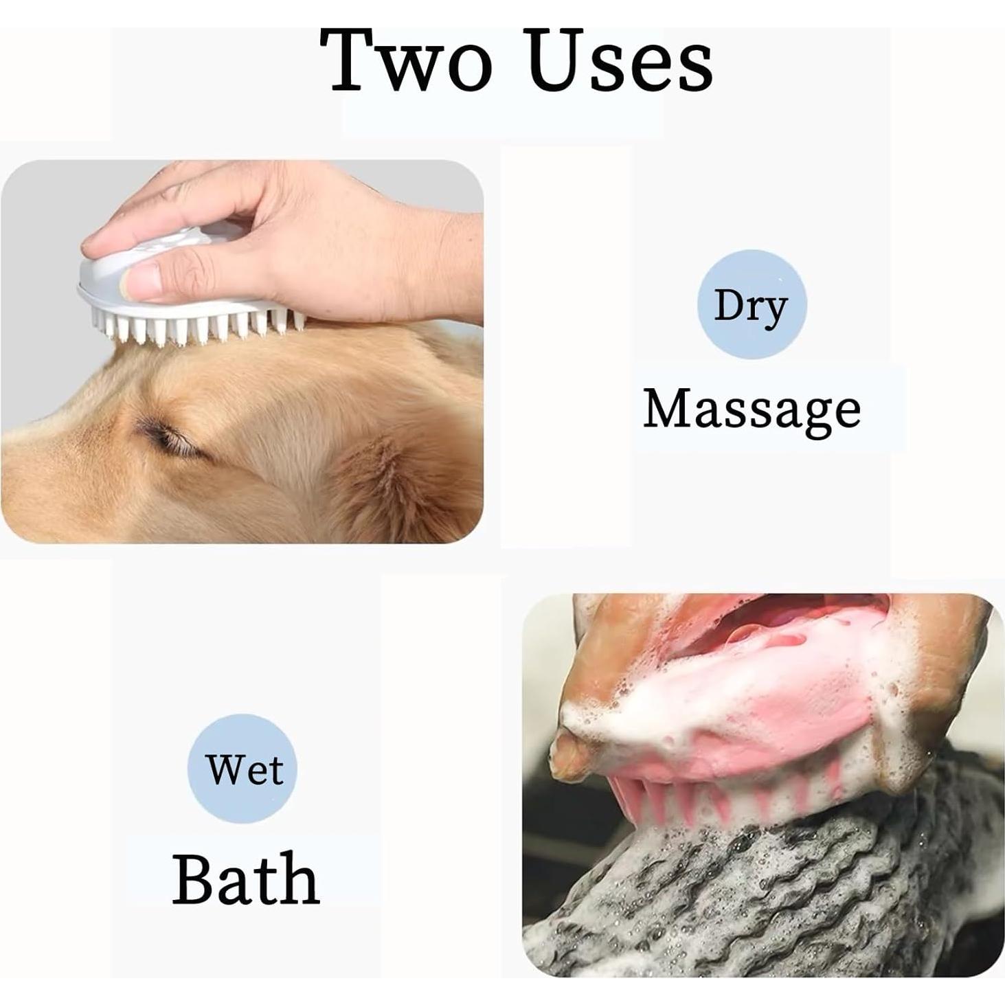 Cepillo para Perros Pequeños MAEELOU Azul - Aseo y Masaje