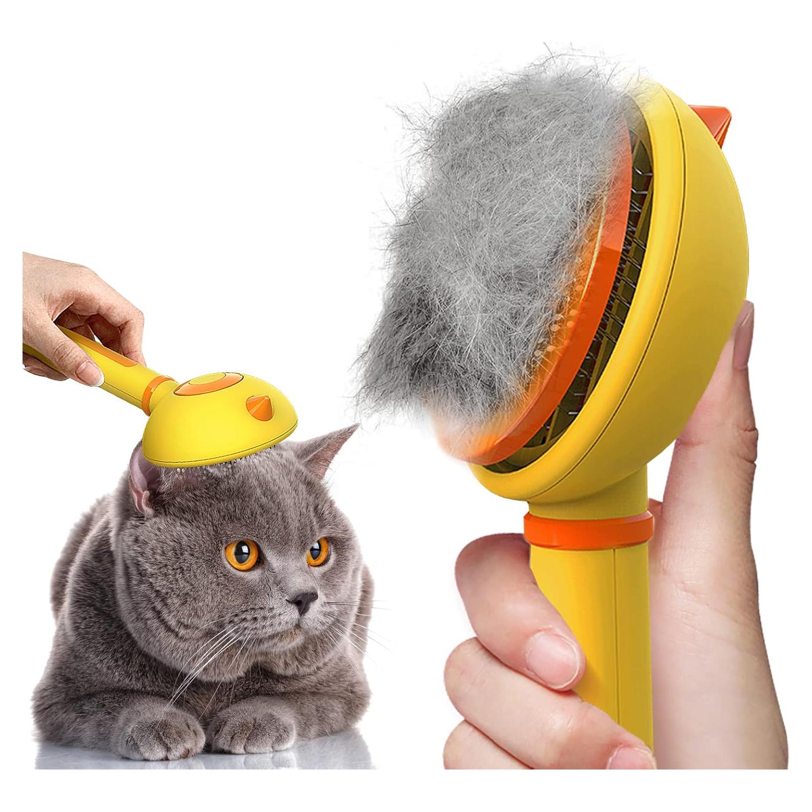 Cepillo de Aseo para Gatos y Perros SONGPET Autolimpiante