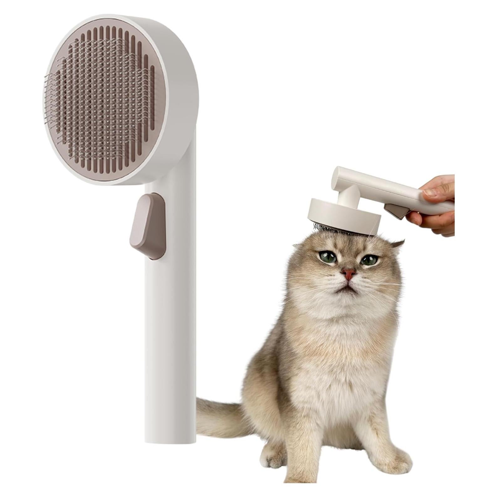 Cepillo Autolimpiante para Mascotas VOOCOO - Cerdas 140°