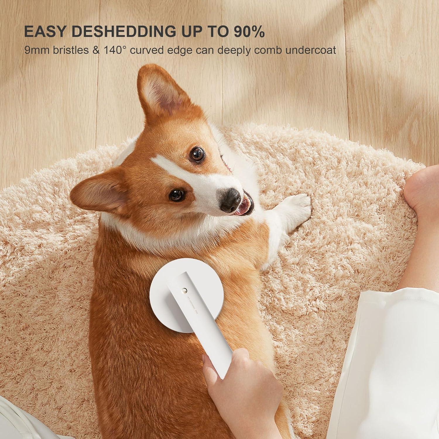 Cepillo Autolimpiante para Mascotas VOOCOO - Cerdas 140°