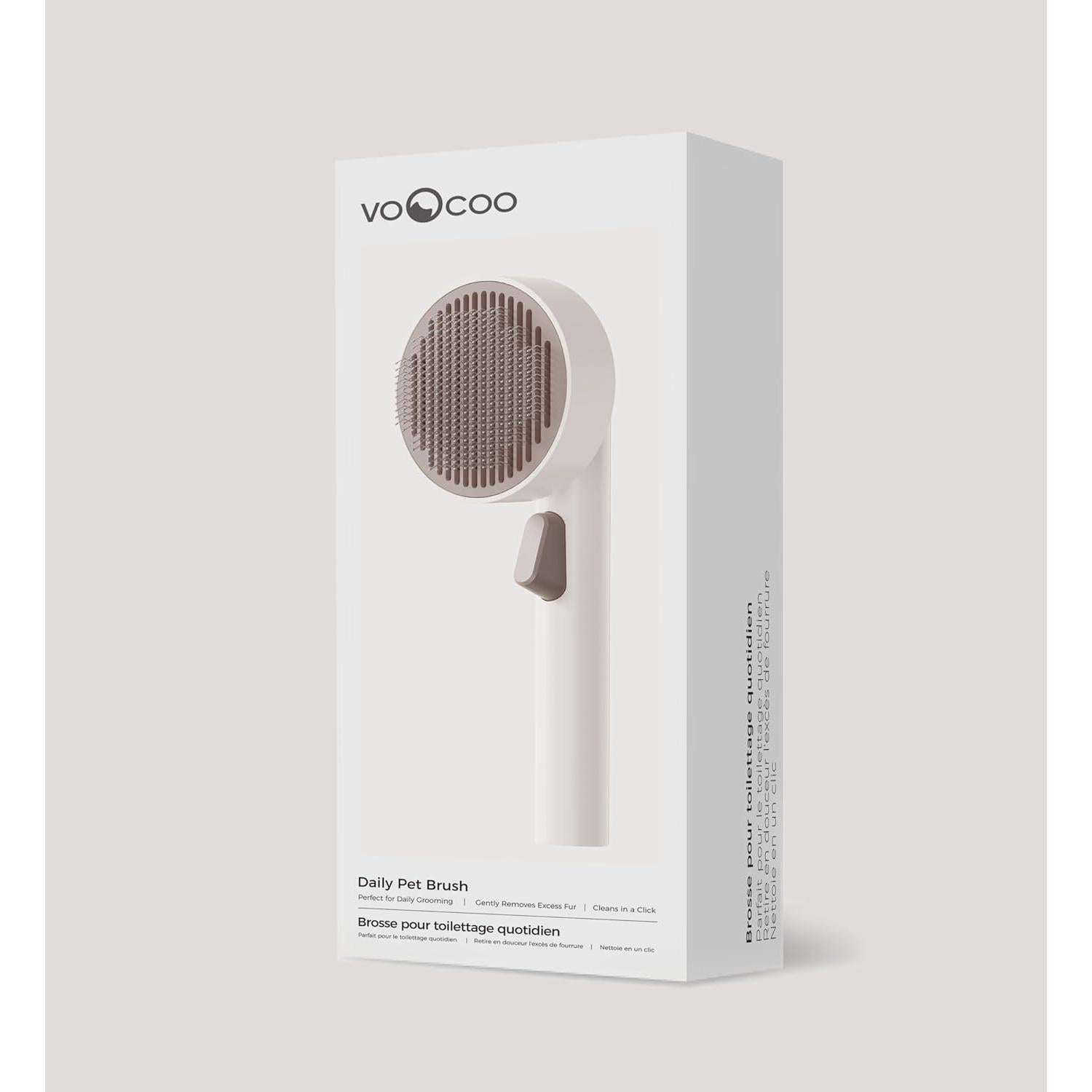 Cepillo Autolimpiante para Mascotas VOOCOO - Cerdas 140°