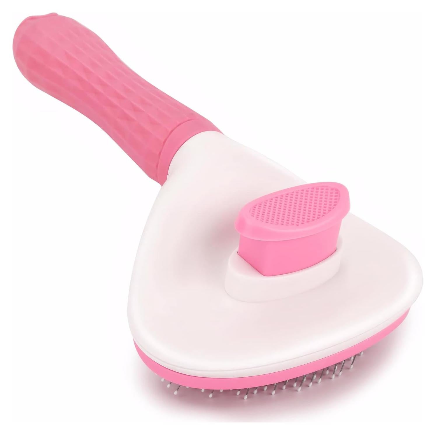 Cepillo Autolimpiante para Gatos PanSukided Rosa 19.6x10.4cm