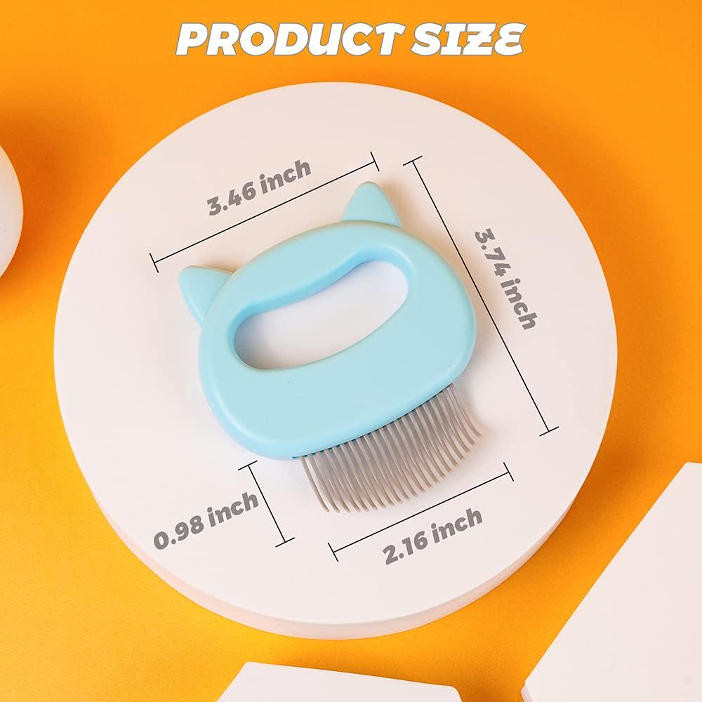 Peine para Gato Ameliade 2-en-1 Azul - Masaje y Deshedding