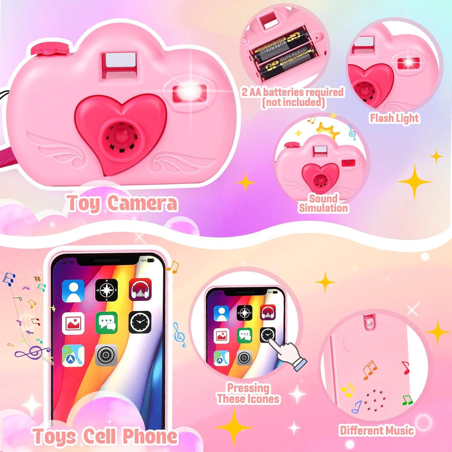 Monedero de Viaje para Niñas Angeer con Accesorios 35PCS