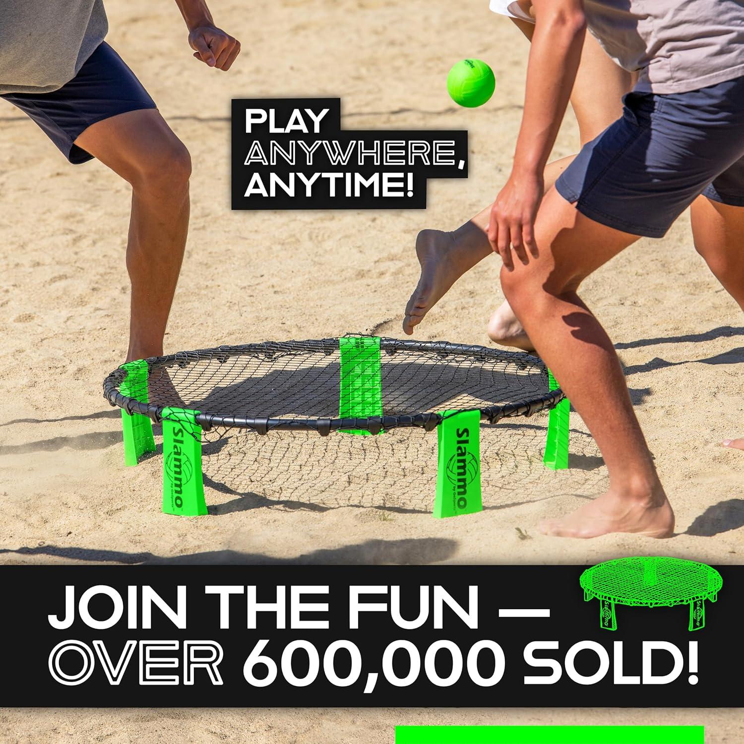 Juego Slammo GoSports - Roundnet con 3 pelotas y estuche