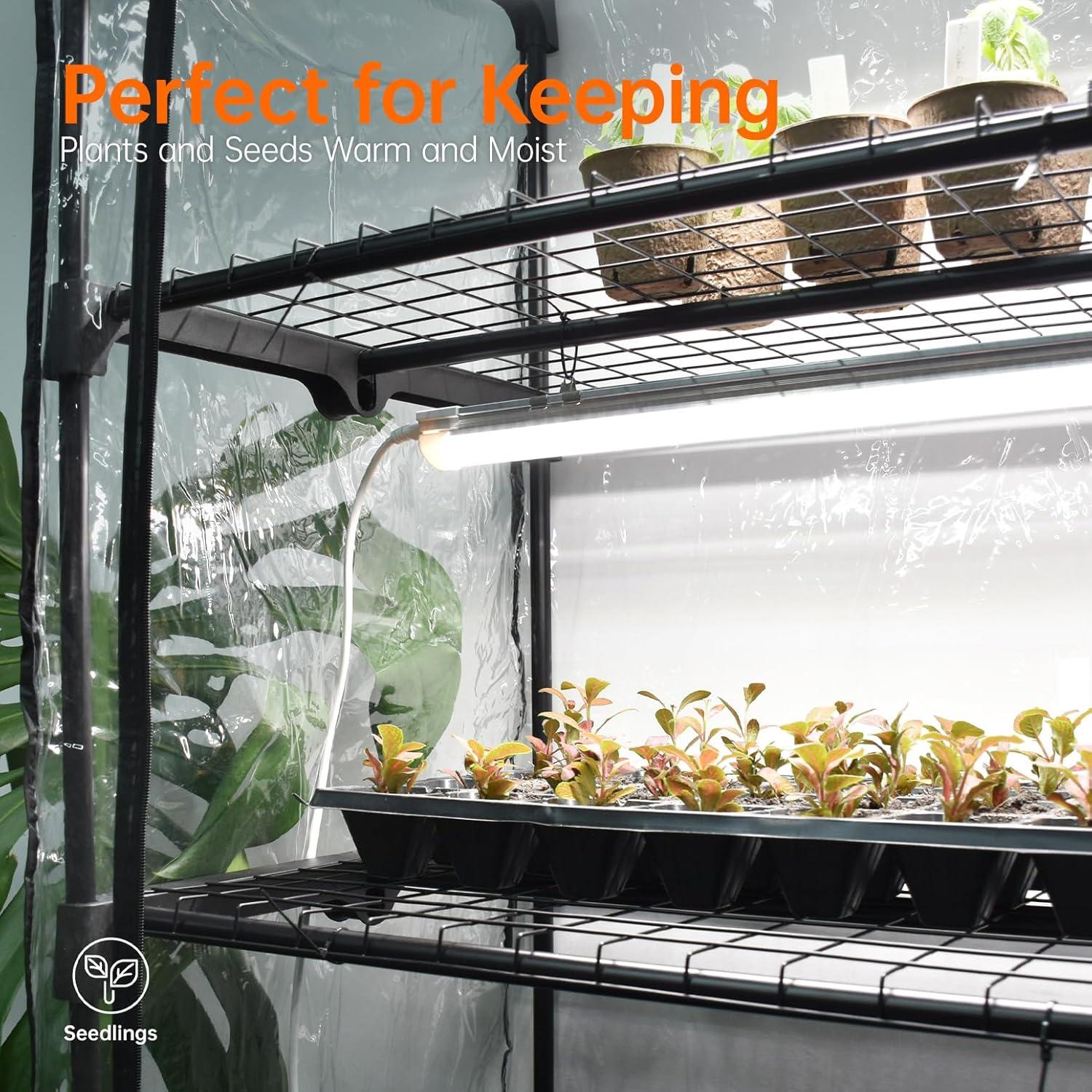 Invernadero Interior Bstrip 27.2x19.9x61.8 cm con Luz 20W