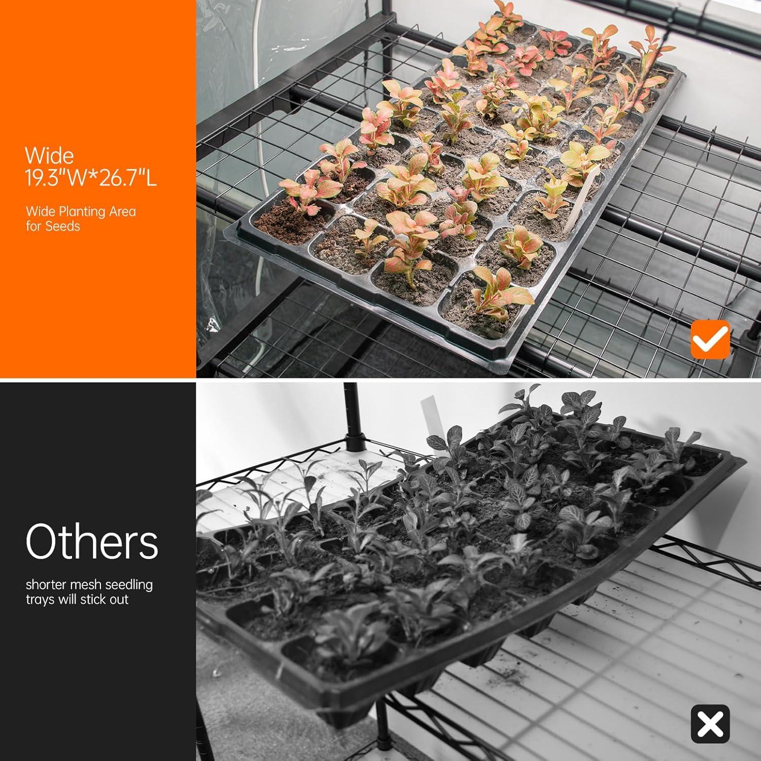 Invernadero Interior Bstrip 27.2x19.9x61.8 cm con Luz 20W