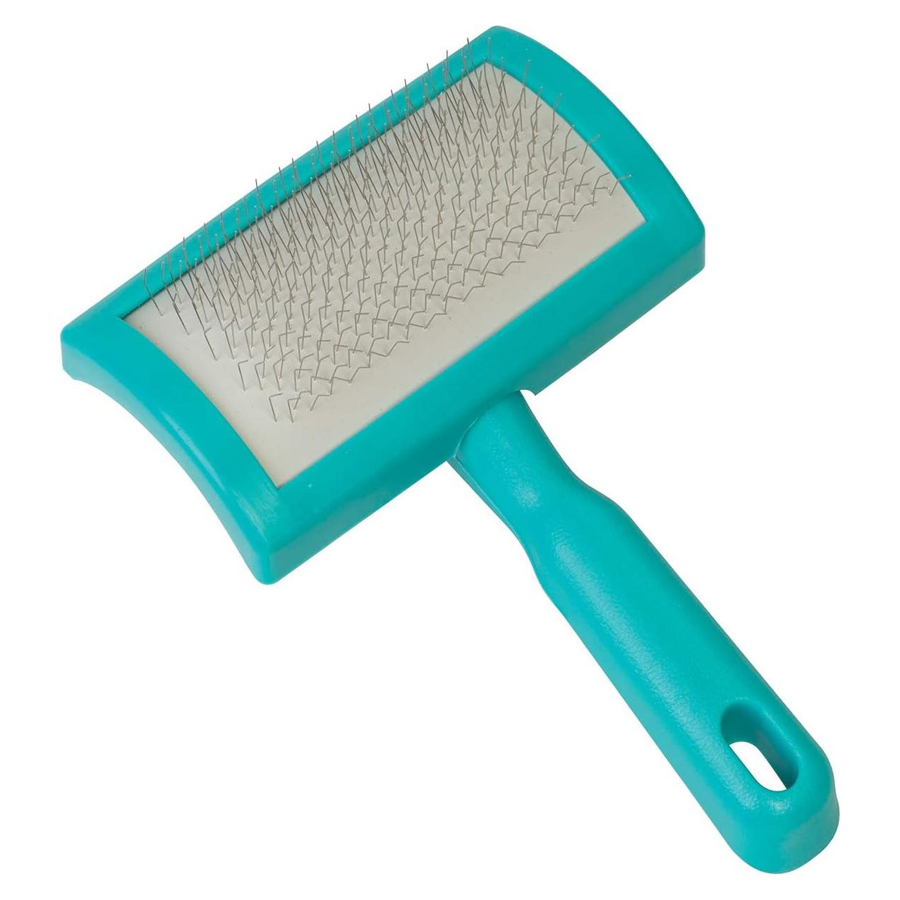 Cepillo Slicker de Plástico Weaver Livestock Verde 20.5x17.7cm