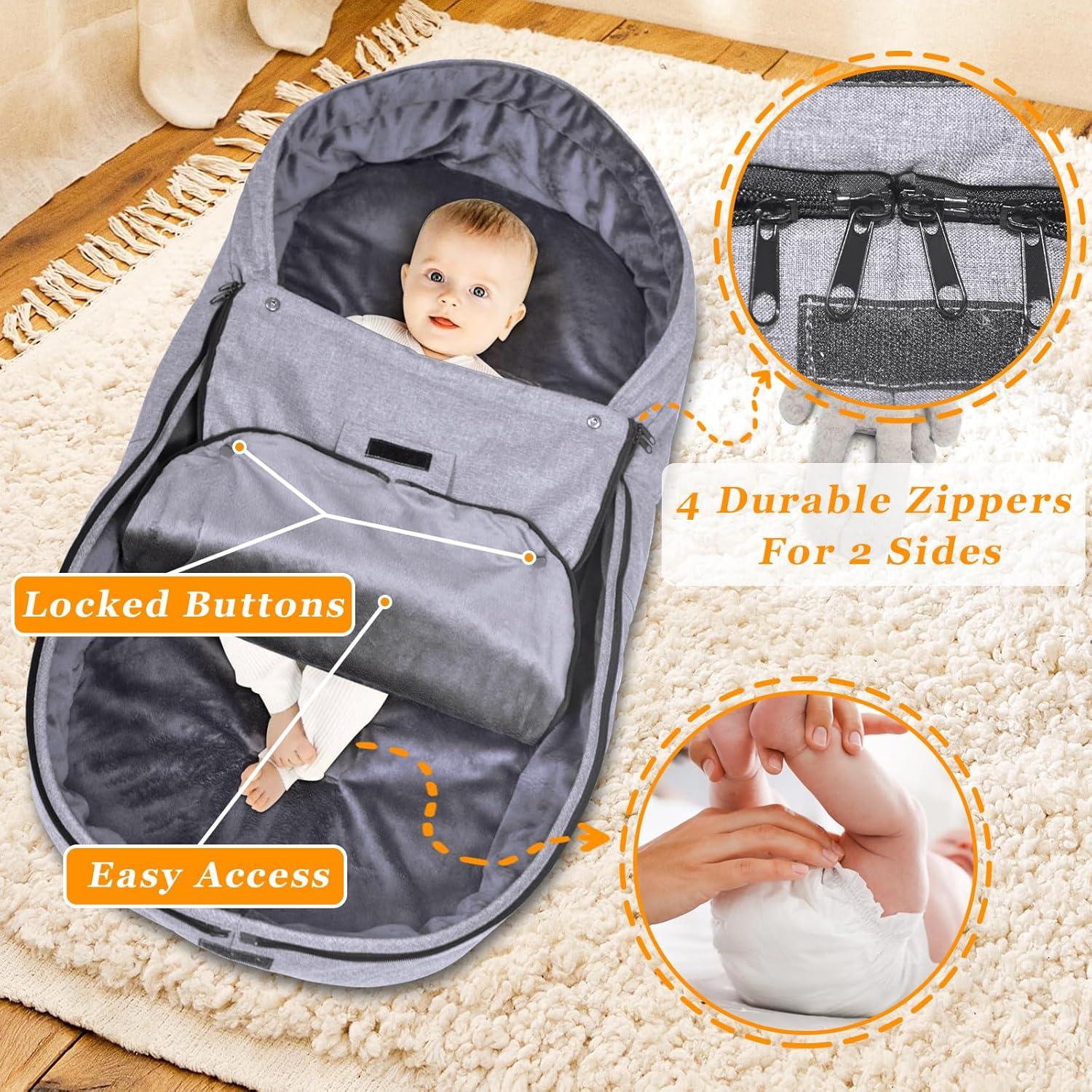 Bolsa de Abrigo Universal South to East para Cochecito 90x43 cm