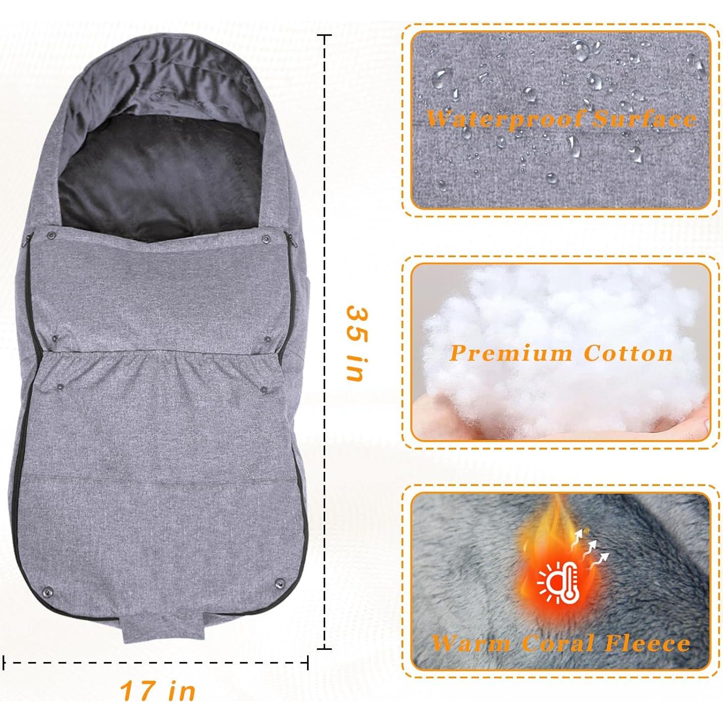 Bolsa de Abrigo Universal South to East para Cochecito 90x43 cm