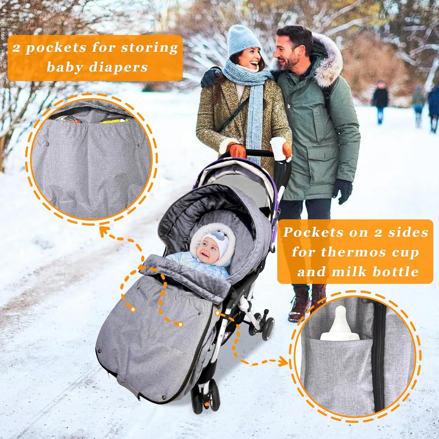 Bolsa de Abrigo Universal South to East para Cochecito 90x43 cm