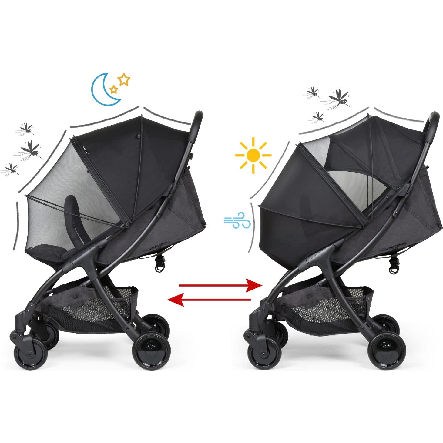 Funda para Cochecito Beberoad Love con Protección UV y Mosquitos