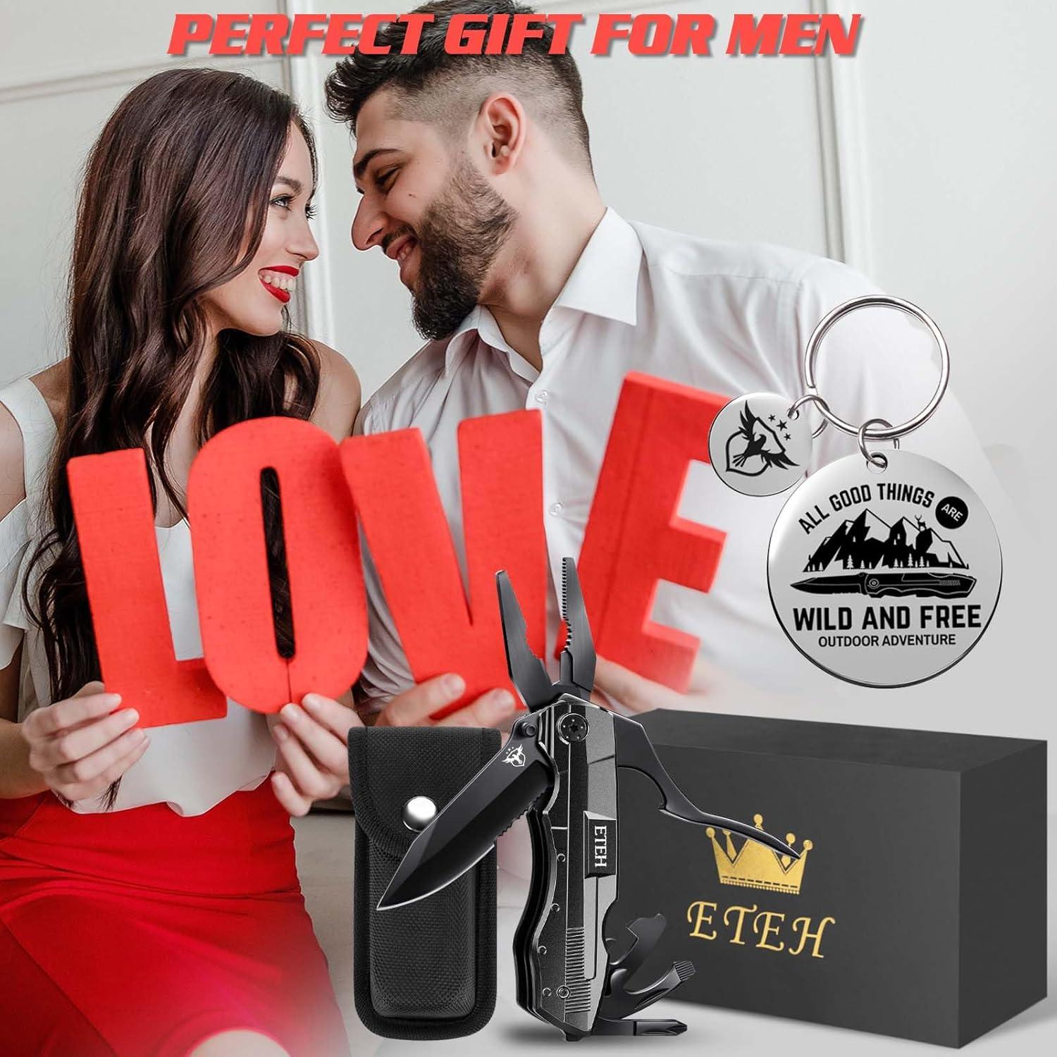 Cuchillo Multiherramienta ETEH 13 en 1 para Hombres Camping