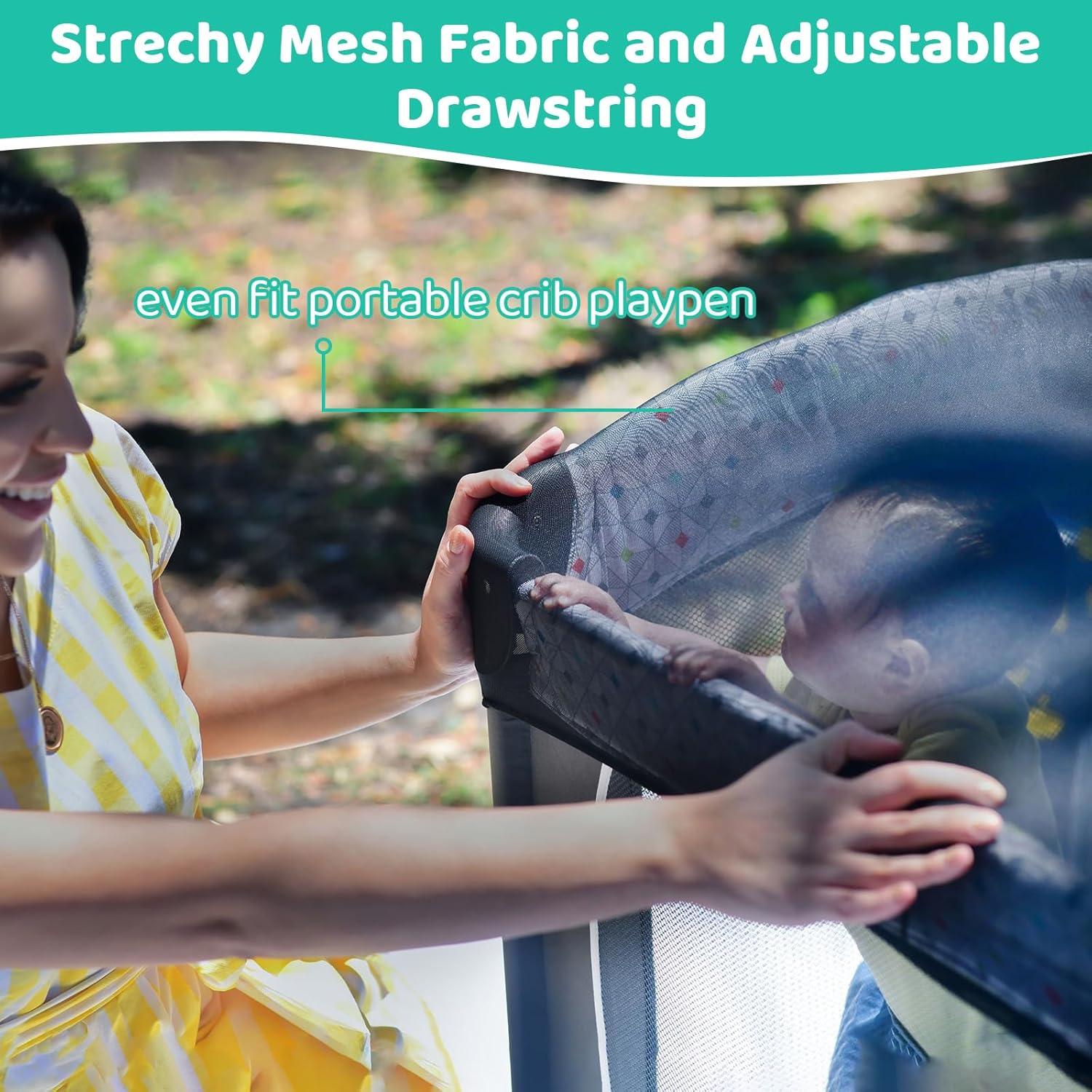 Cubierta de Malla Ventilada para Cochecito y Silla de Auto