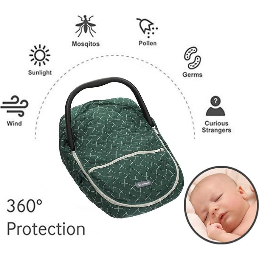 Bolsa de Saco para Cochecito de Bebé Yoofoss Verde Oscuro