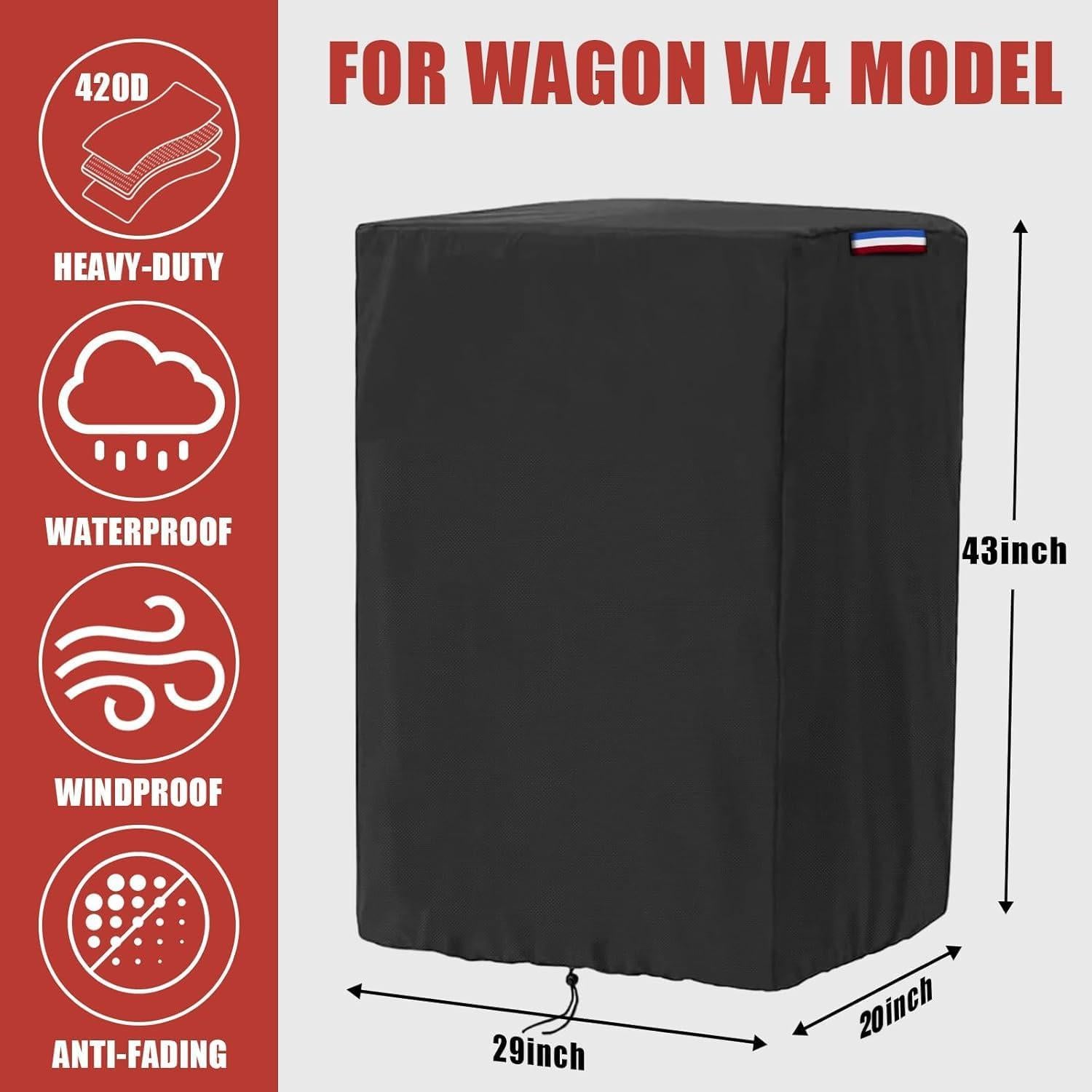 Cubierta Impermeable Rilime para Carro Wonderfold W4 73.66x48.26x109.22 cm