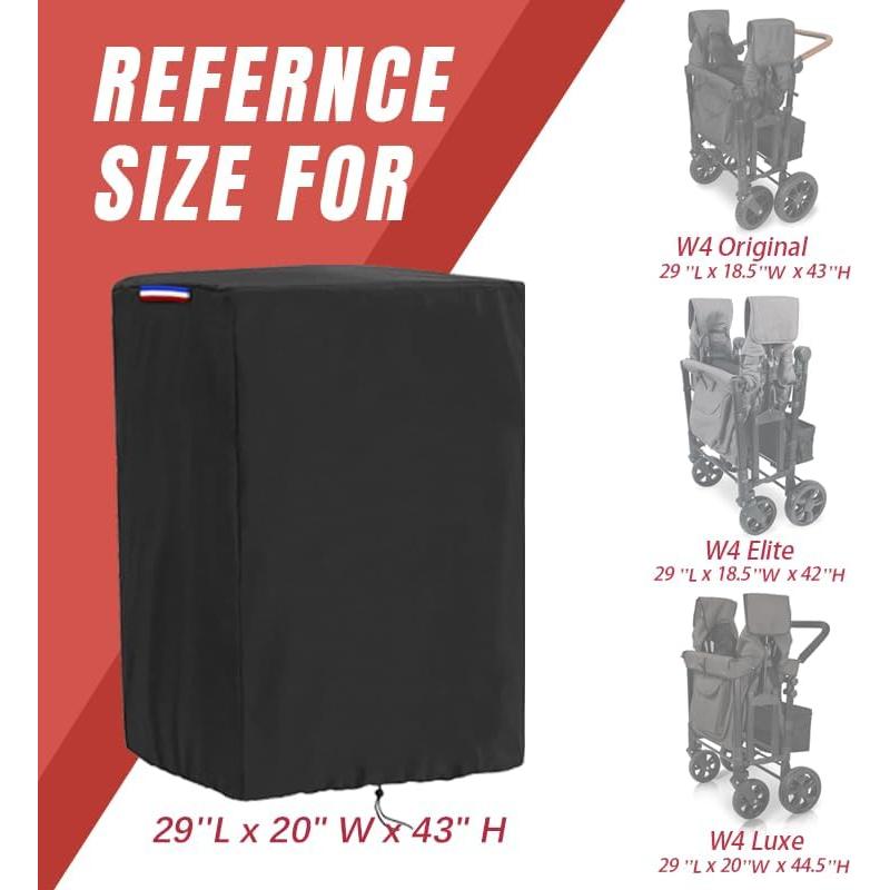 Cubierta Impermeable Rilime para Carro Wonderfold W4 73.66x48.26x109.22 cm