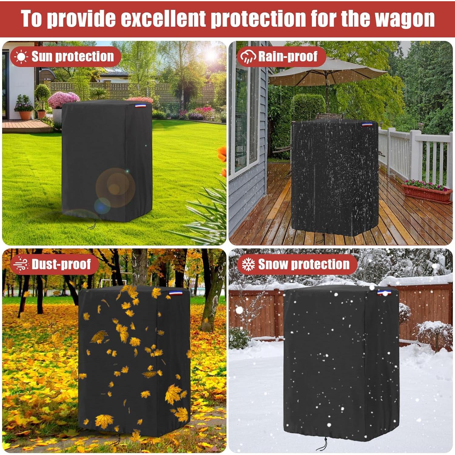 Cubierta Impermeable Rilime para Carro Wonderfold W4 73.66x48.26x109.22 cm