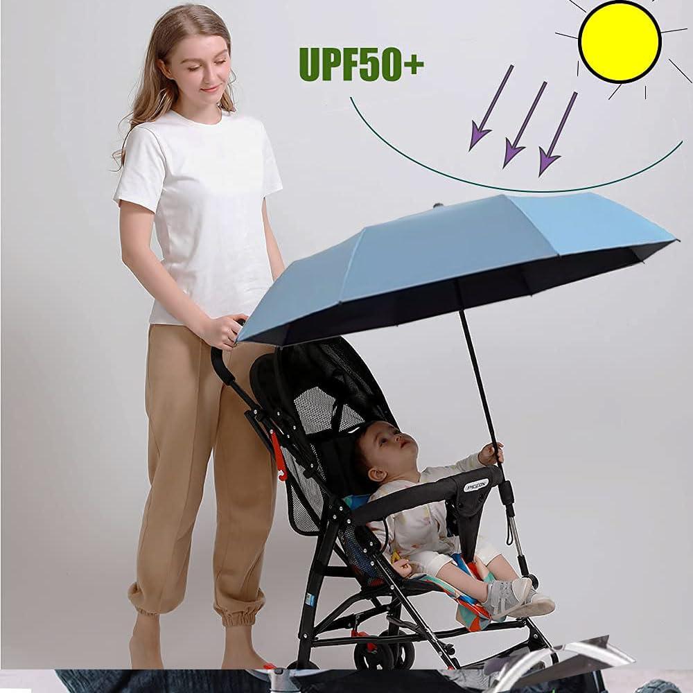 Parasol Universal para Bebé Azul Cielo - Protección Solar 95cm