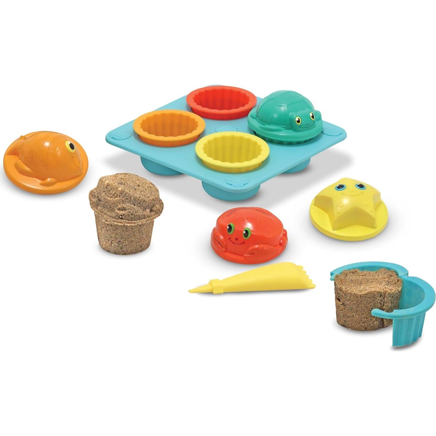 Set de Moldear Arena Cupcake Melissa & Doug 12 Piezas