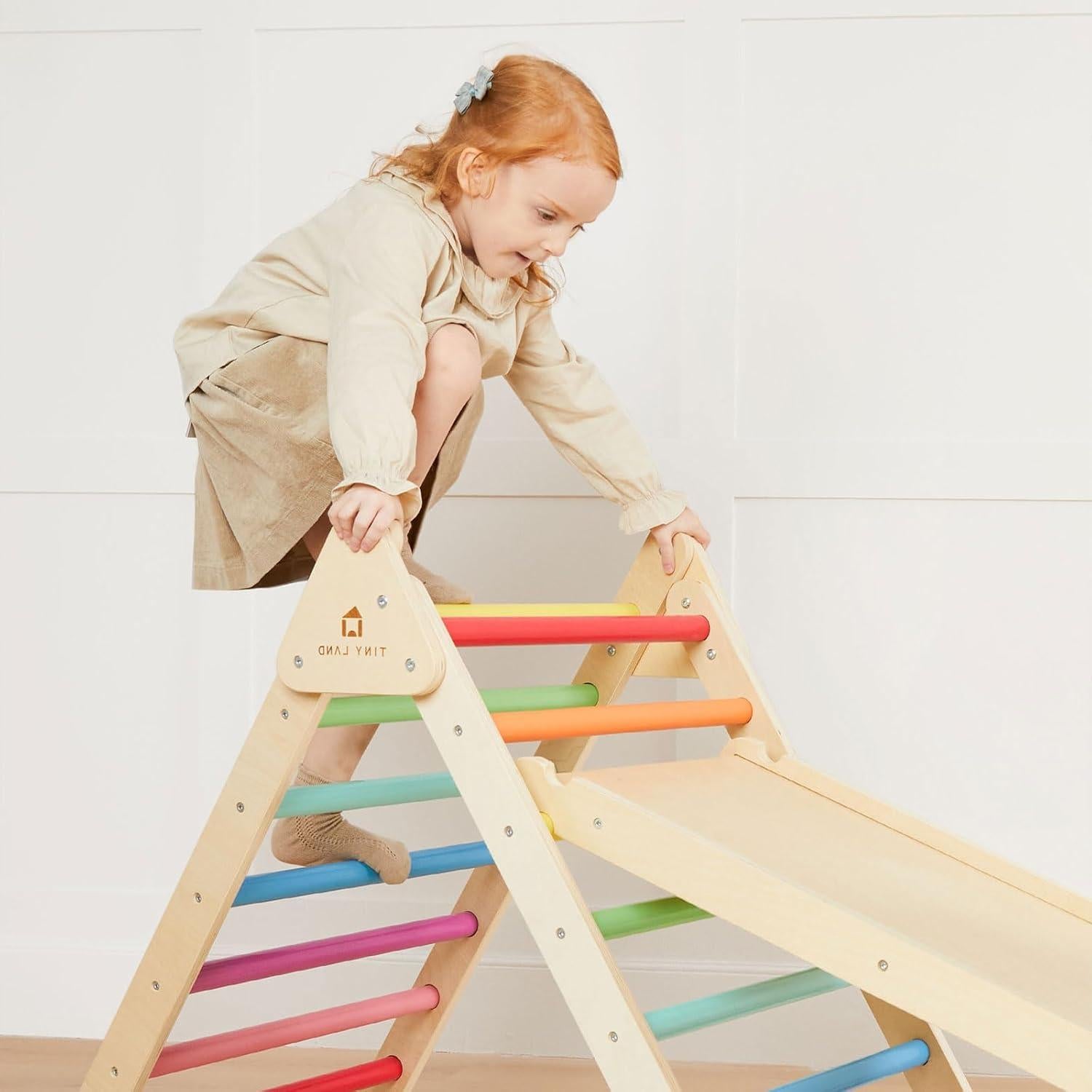 Conjunto de Escalada Montessori Tiny Land 7 en 1 Arcoíris